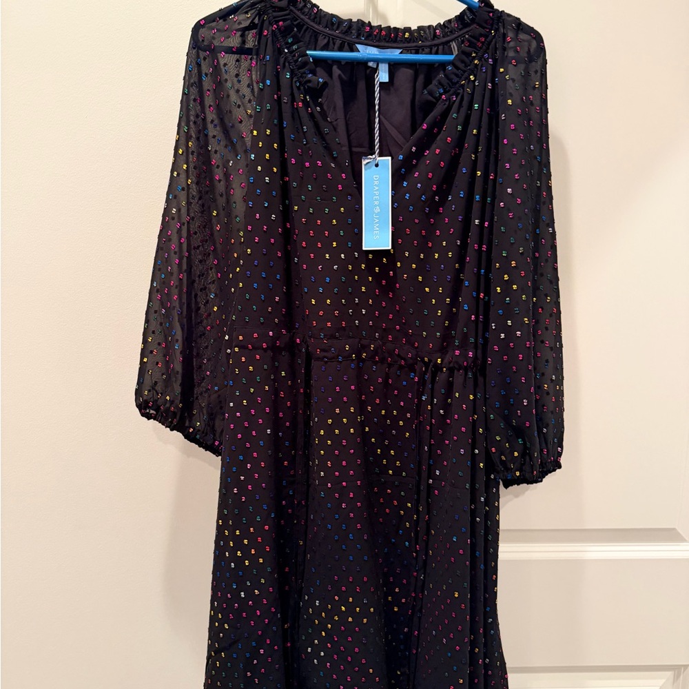 Colored Polka Dot Dress NWT